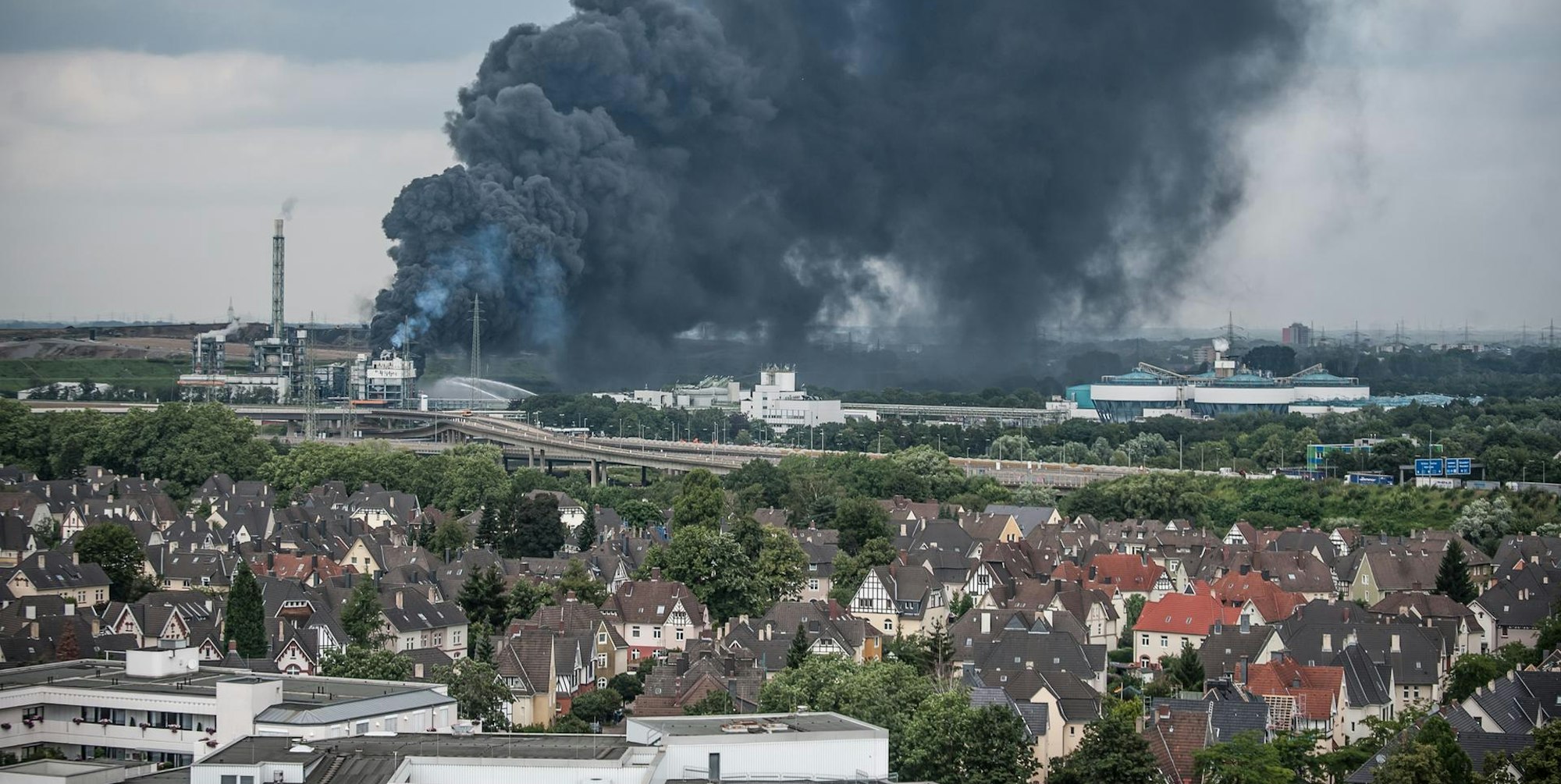 Explosion Leverkusen Wohngebiet