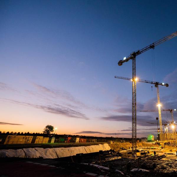 Baustelle in Deutschland