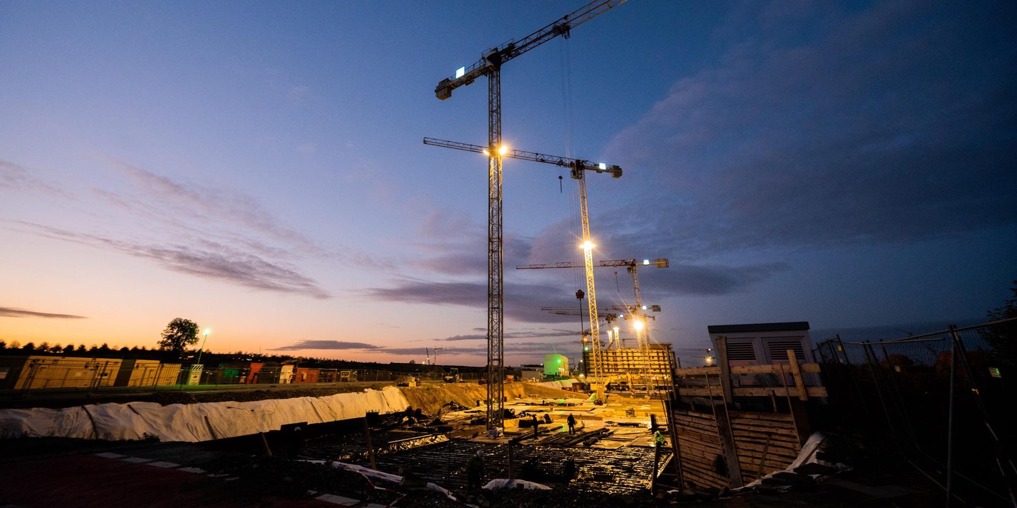 Baustelle in Deutschland