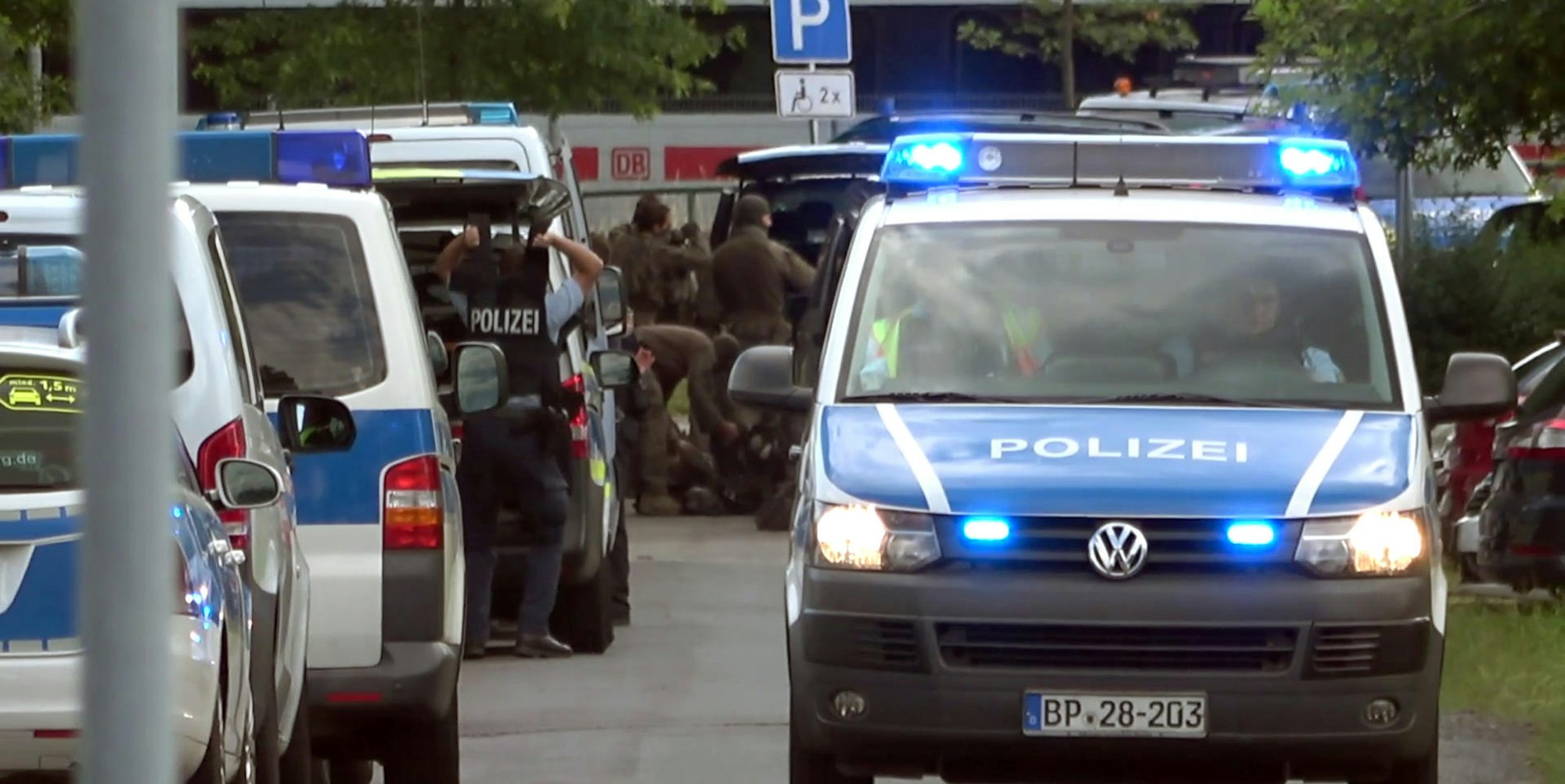 Polizei Einsatz ICE Brandenburg