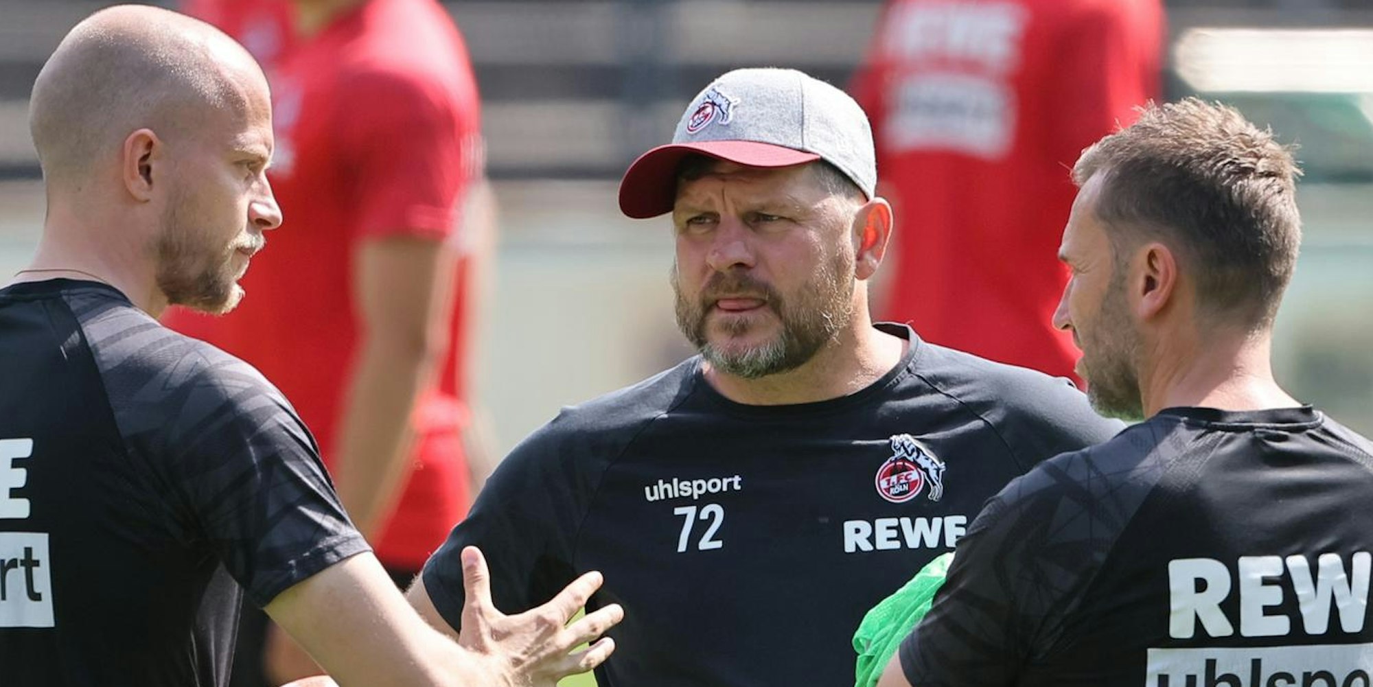 Bumgart im Austausch mit dem Tra