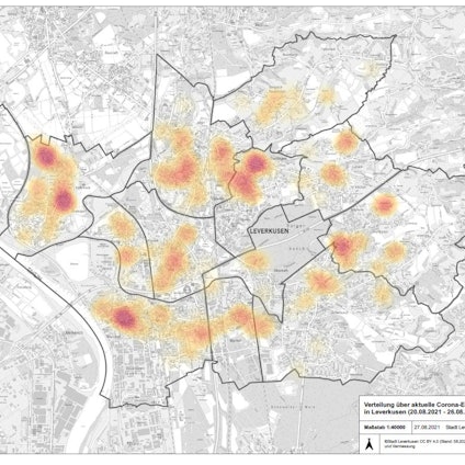 Verteilung Infektionen 2708