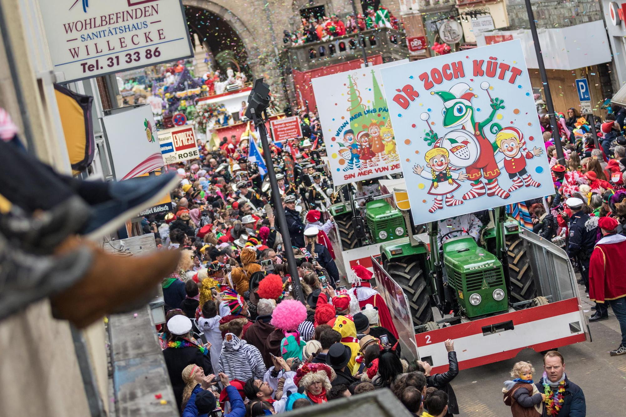 Rosenmontagszug 2019 Köln Severingstraße