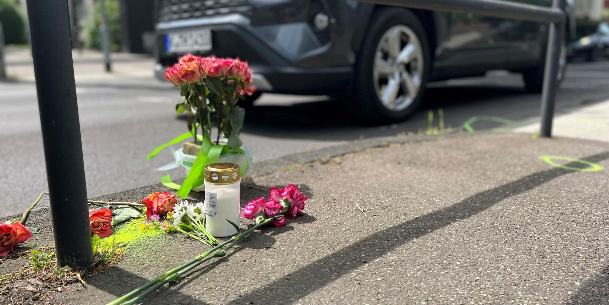 Grabkerze Unfallstelle