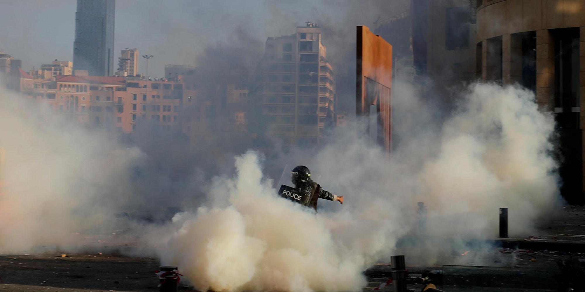 Beirut Tränengas