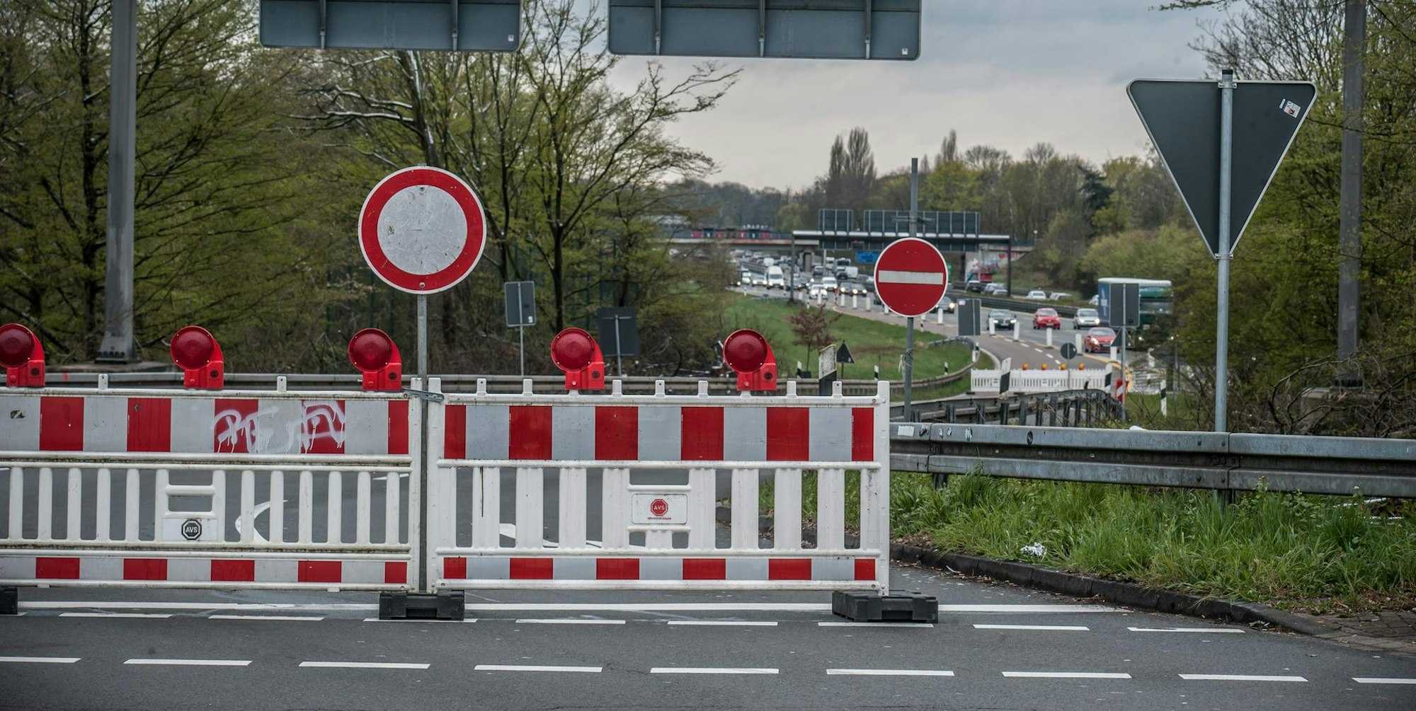 Sperrung Leverkusen Symbolbild