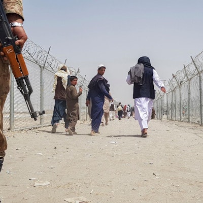 Pakistani Soldat Grenze