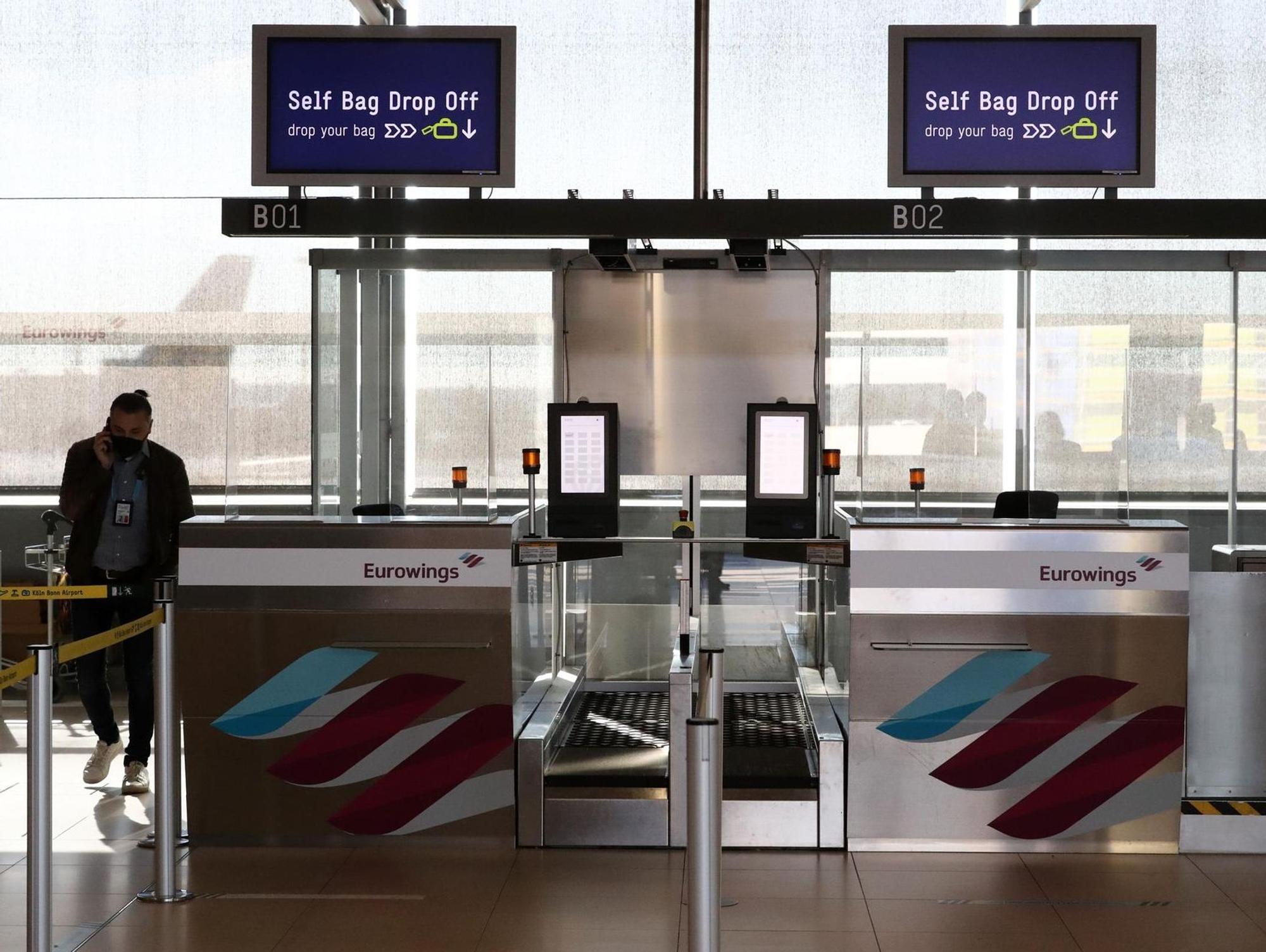 Check-In-Schalter Köln