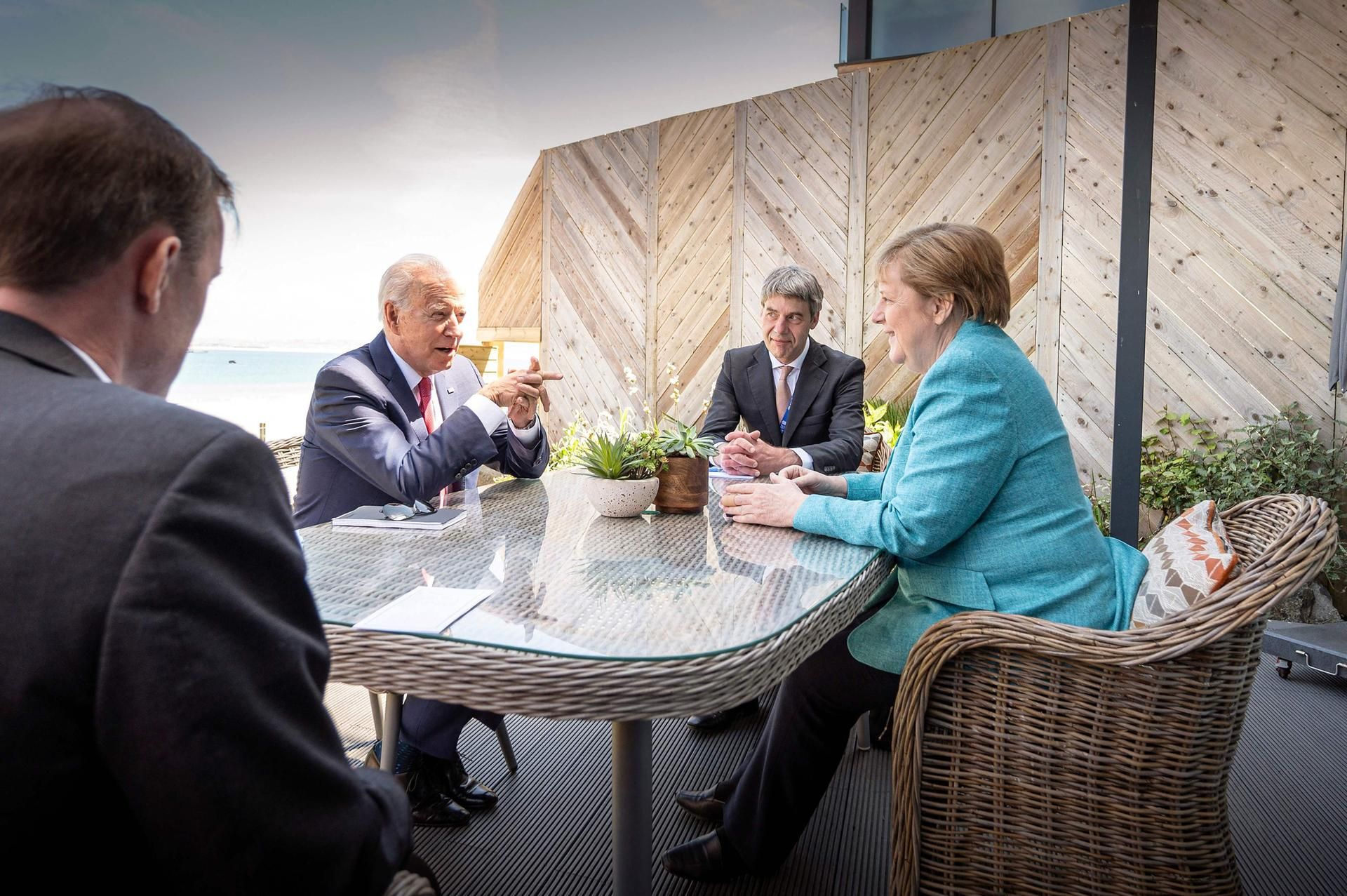 Biden und Merkel 2021