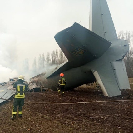 Abgestürztes Flugzeug Ukraine