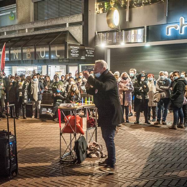 Markus Beisicht Impfgegner Demonstration Leverkusen