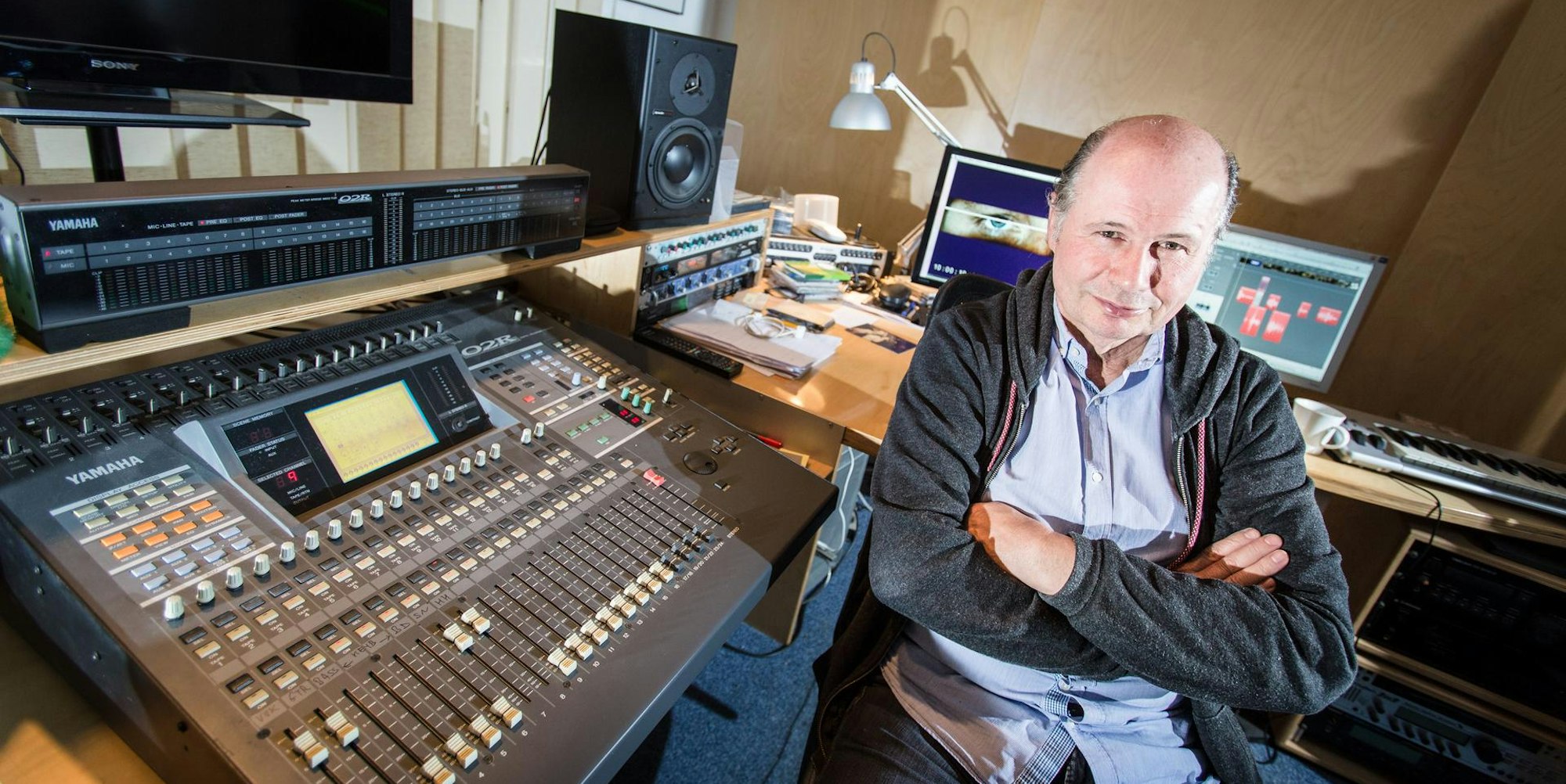 Arno Steffen im Tonstudio