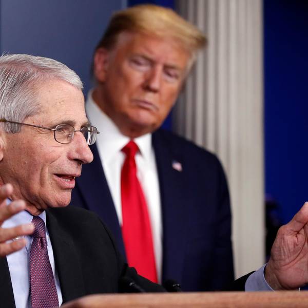 Fauci und Trump