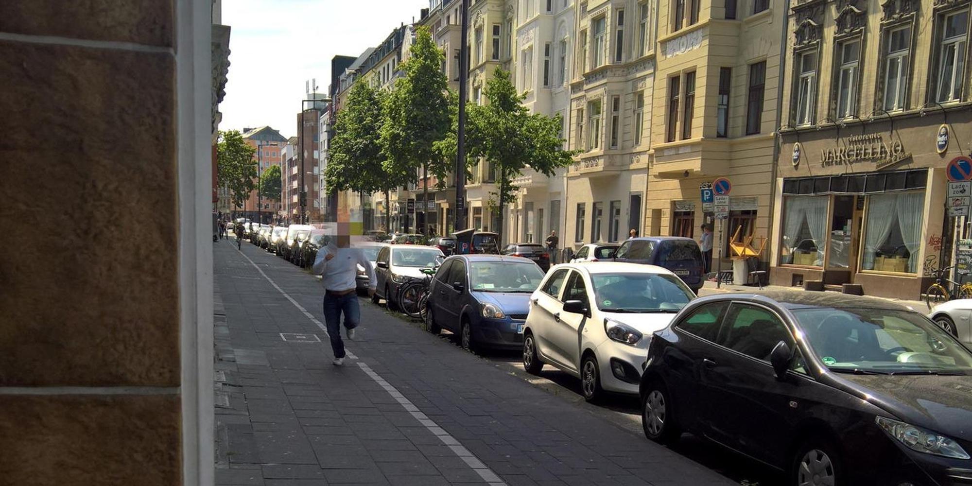 Flüchtiger Sudermanplatz gepixelt