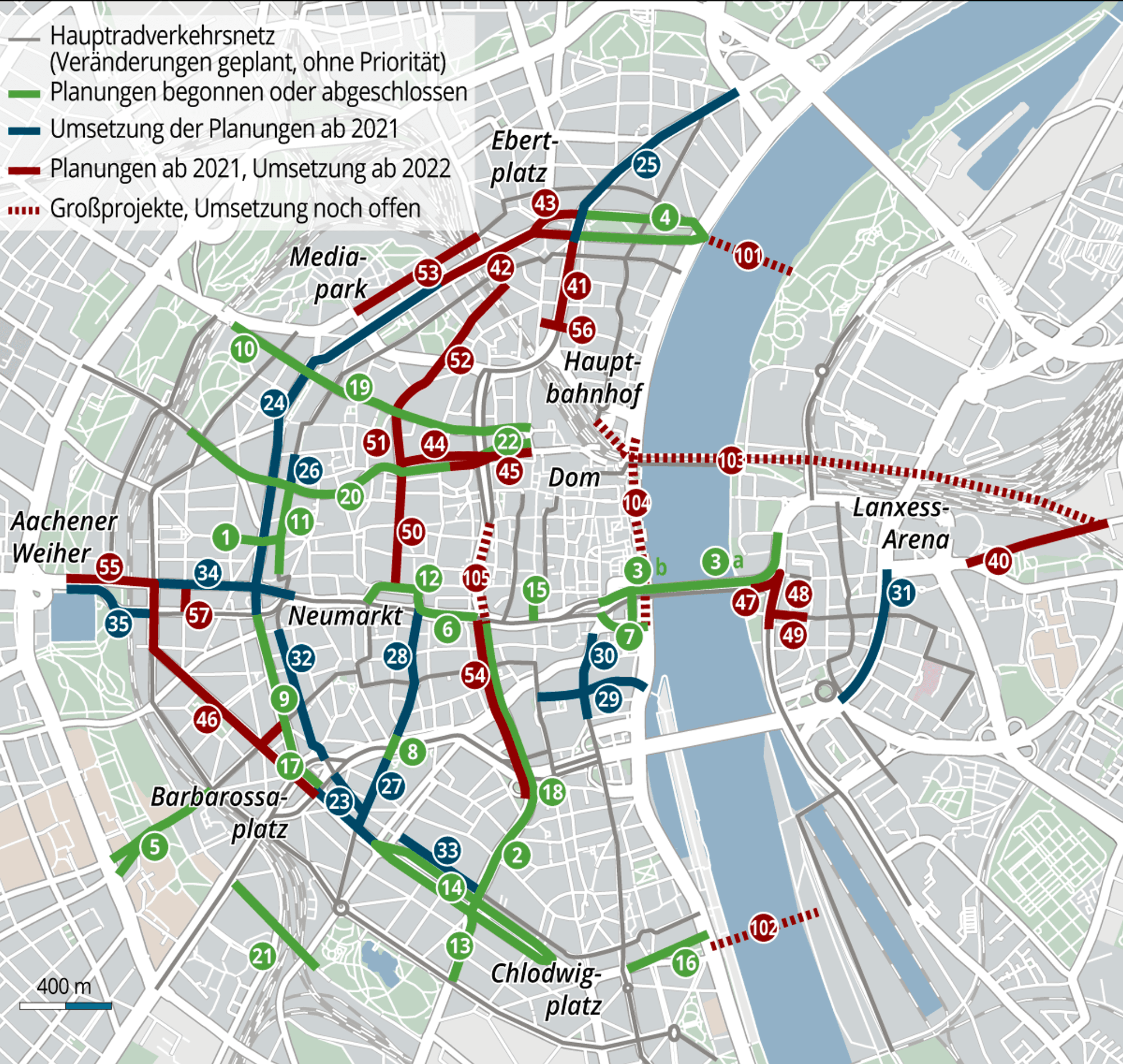 Fahrradkonzept-Koeln-Karte