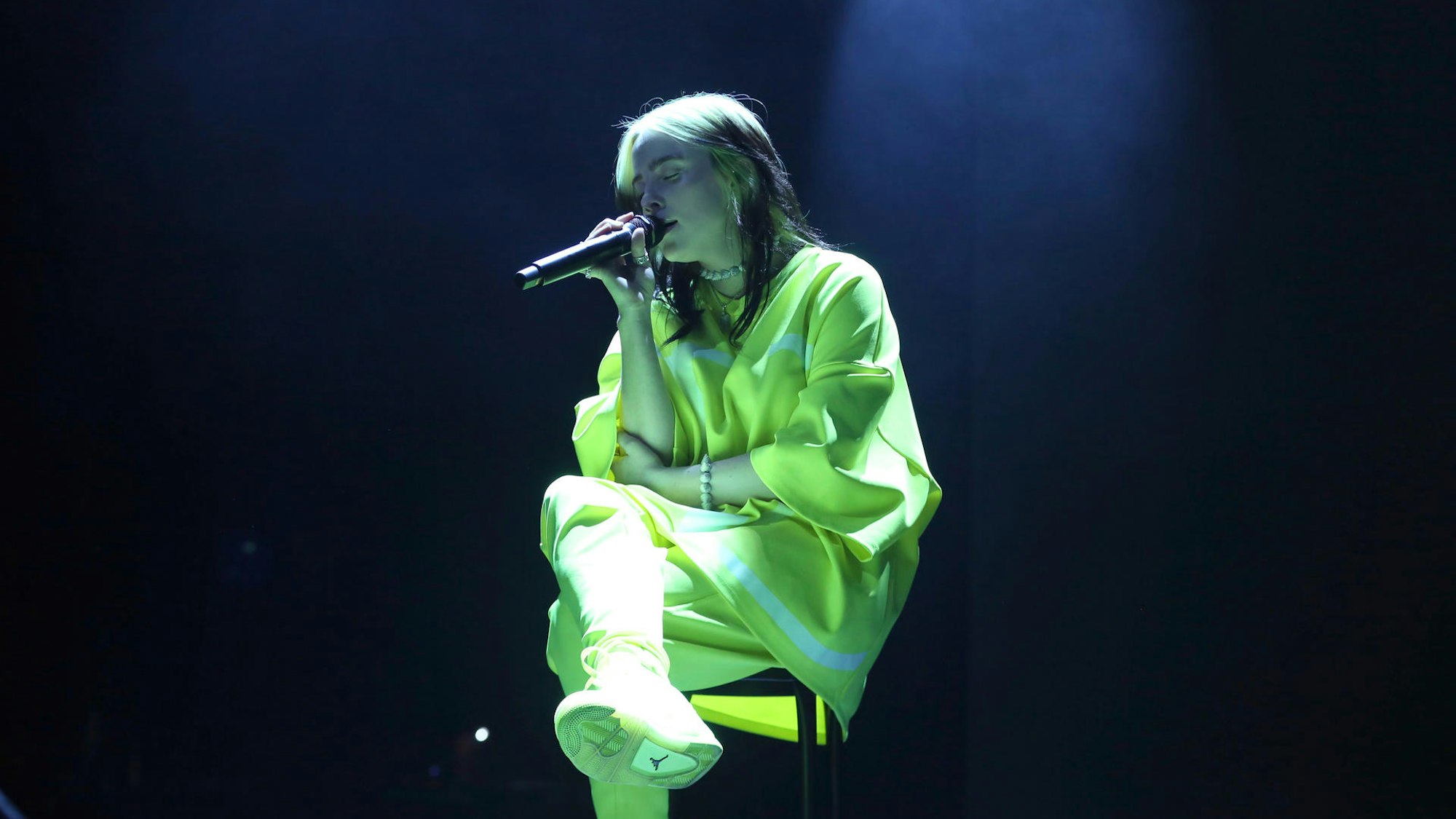 Billie Eilish bei einem Live-Auftritt