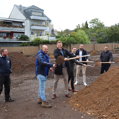 Spatenstich Aldi baut Wohnungen