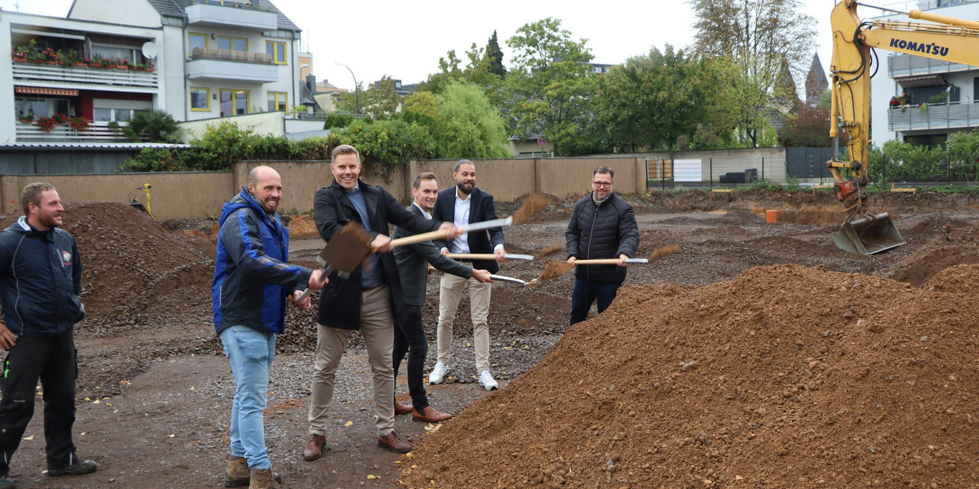Spatenstich Aldi baut Wohnungen