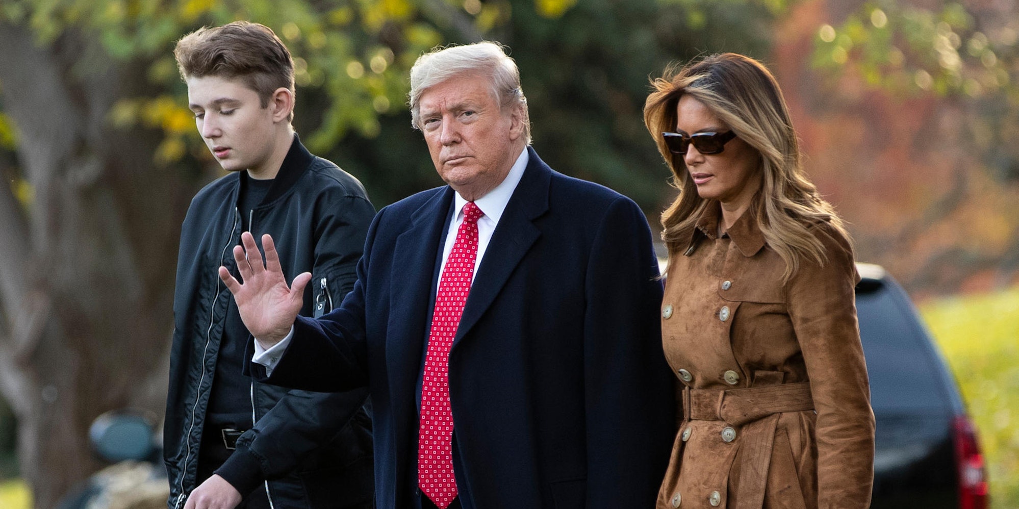 Melania und Barron Trump