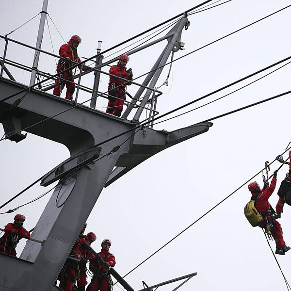 Seilbahn Rettung Probe