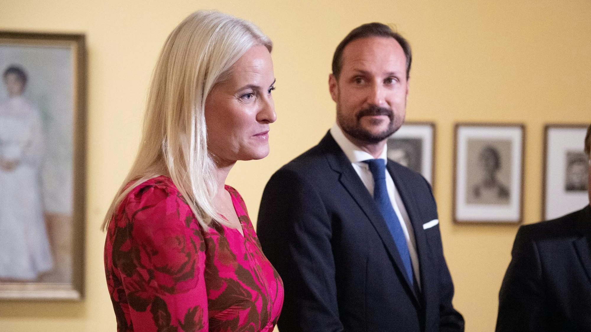 Kronprinz Haakon und seine Frau, Kronprinzessin Mette-Marit