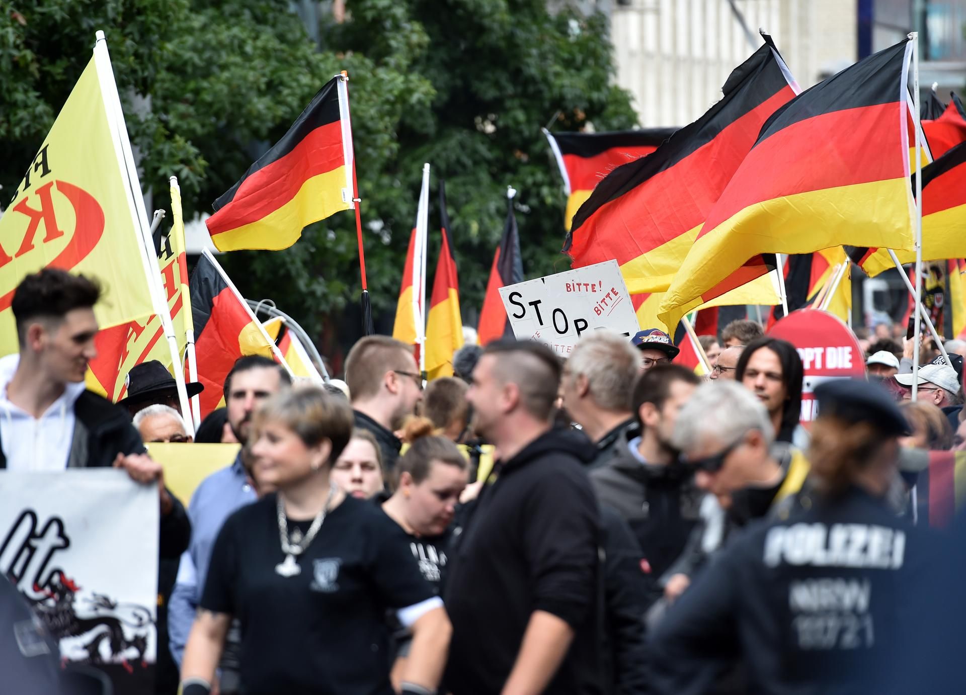 Demo rechte in Mgladbach