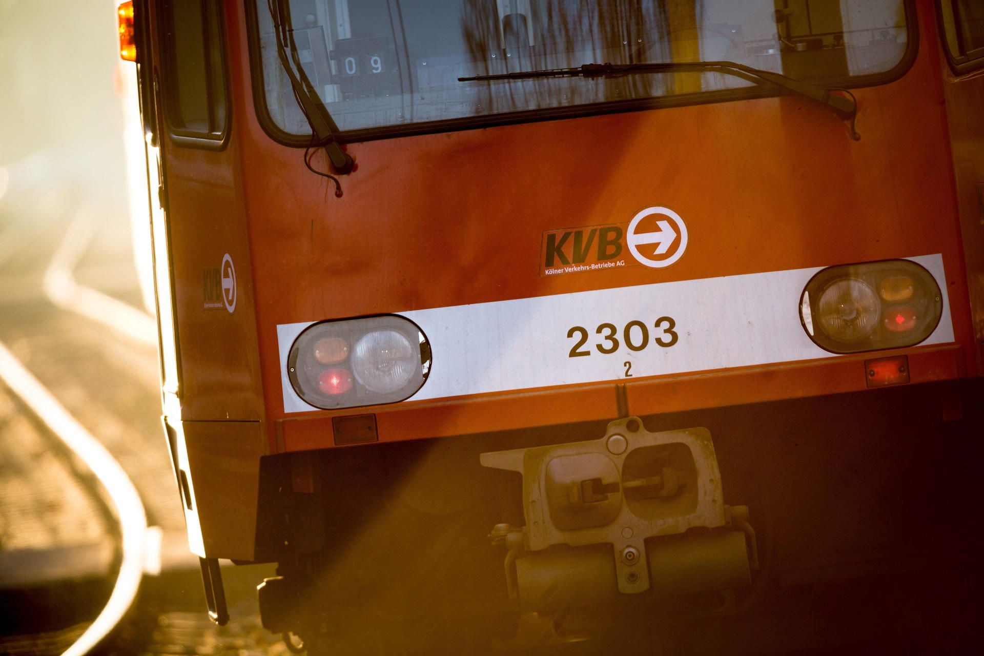 Eine Stadtbahn der KVB