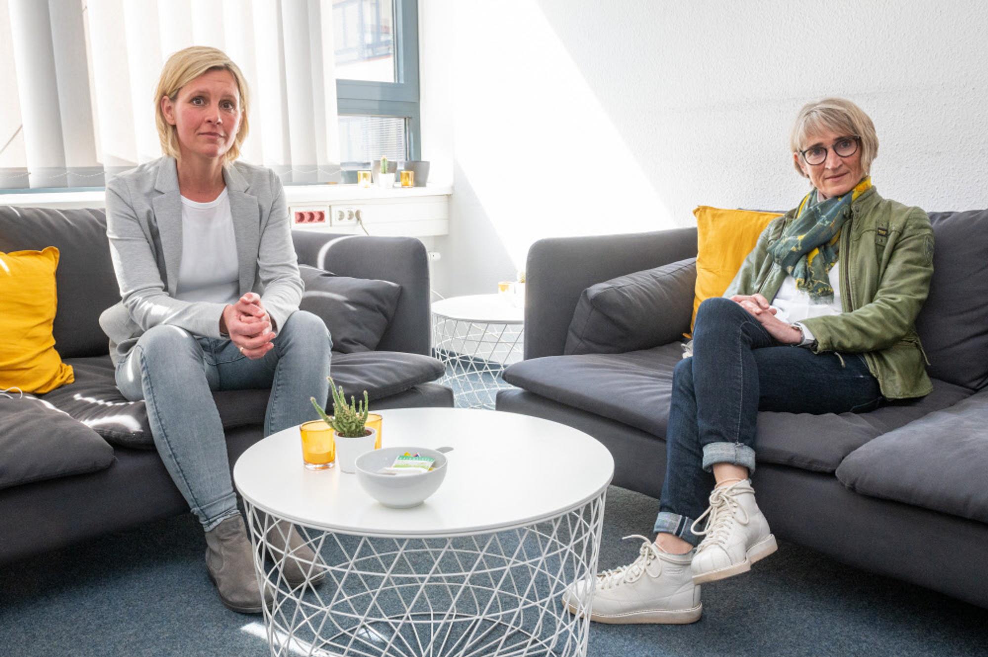 Lisa Walbrodt und Ssanne Müller