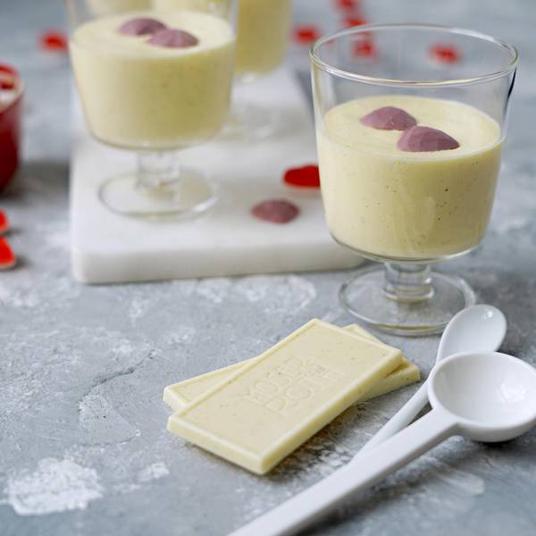 weisse mousse au chocolat
