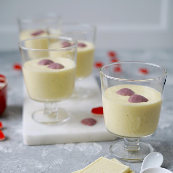 weisse mousse au chocolat
