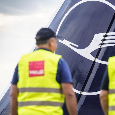 Verdi Lufthansa Streik Symbolbil