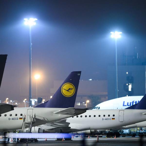 Lufthansa-Flugzeuge in FFM
