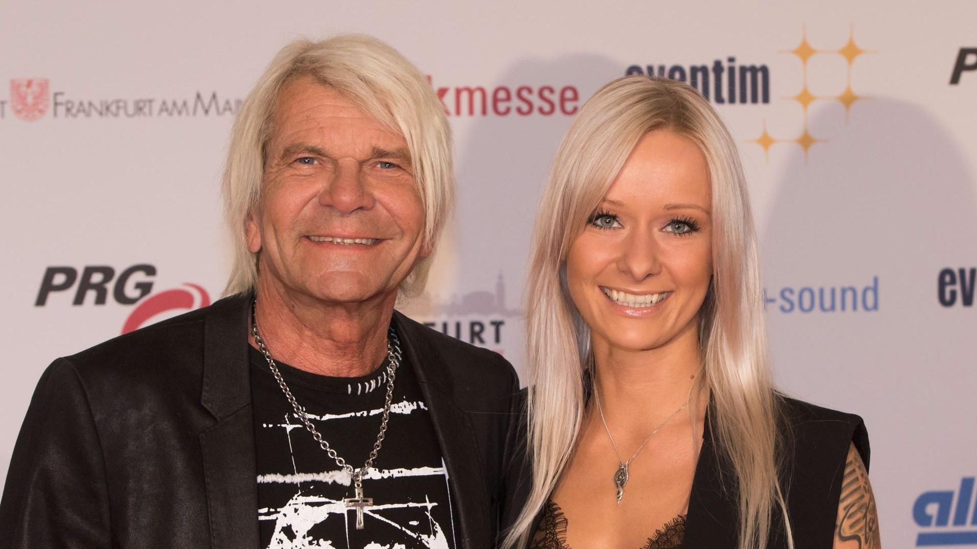 Matthias Reim und Christin Stark auf dem roten Teppich.