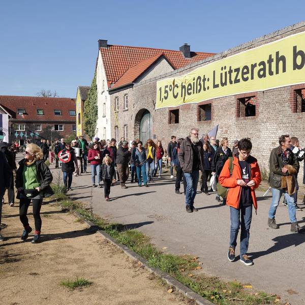 Demonstranten Tagebau Lützerath