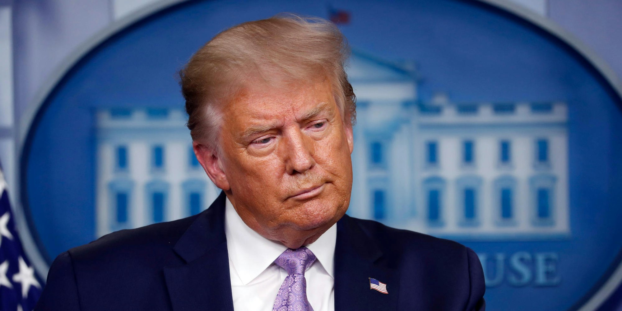 Trump abschätziger Blick