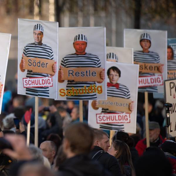 Corona-Demo Drosten