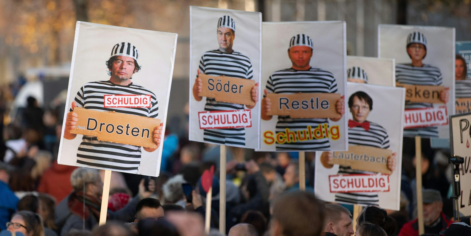 Corona-Demo Drosten