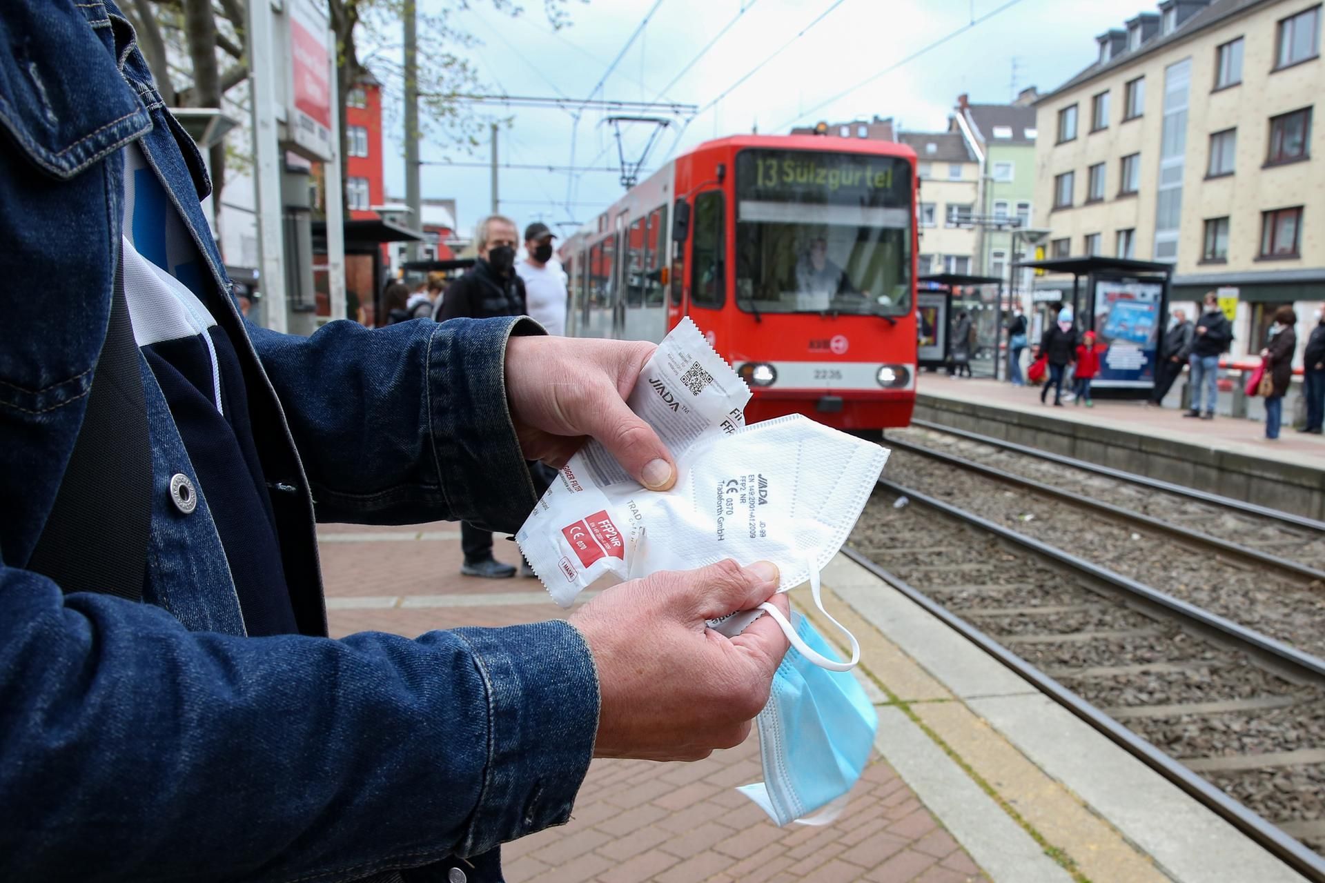 FFP2 Maske Köln KVB
