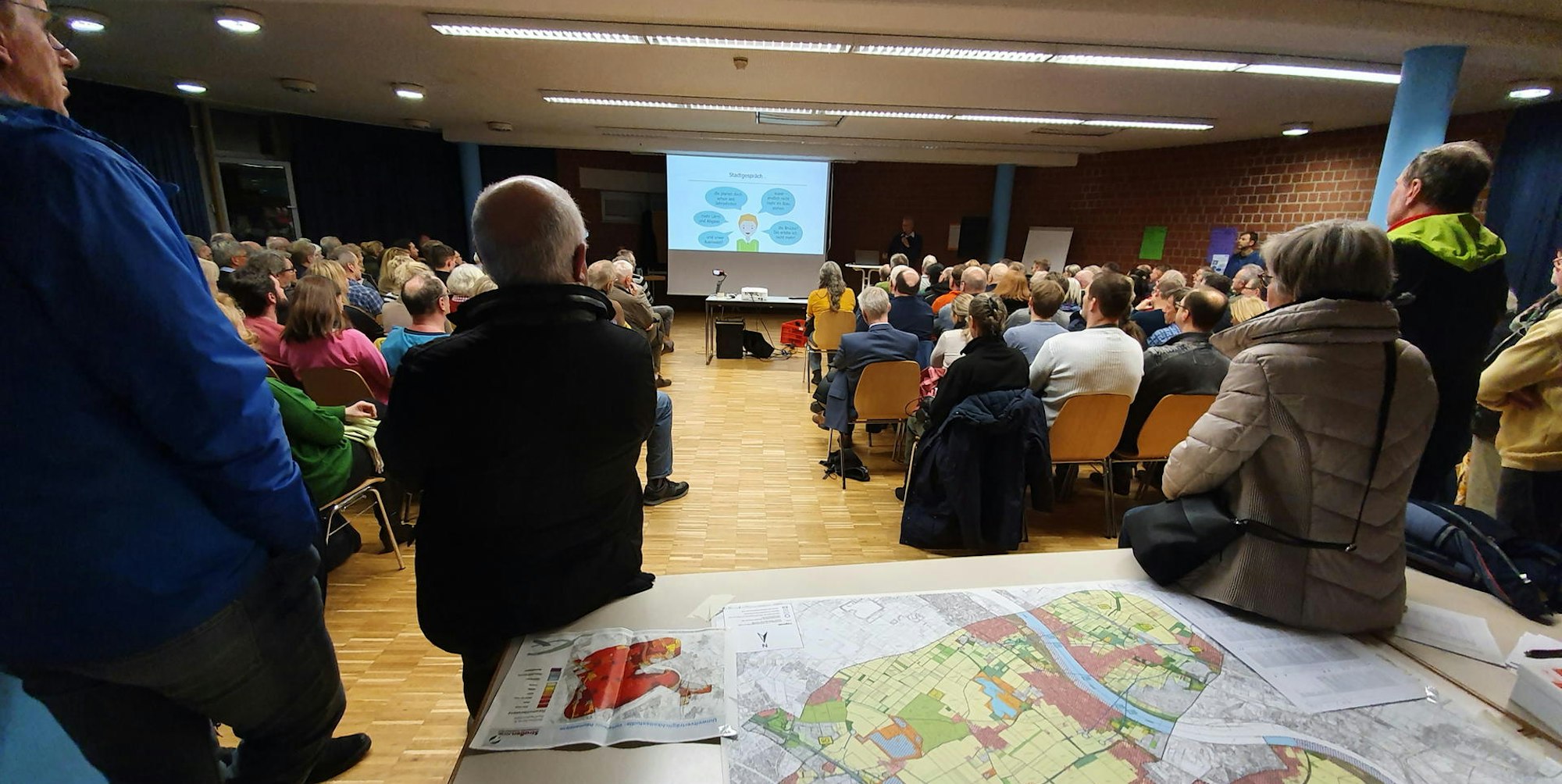 Protest Rheinquerung