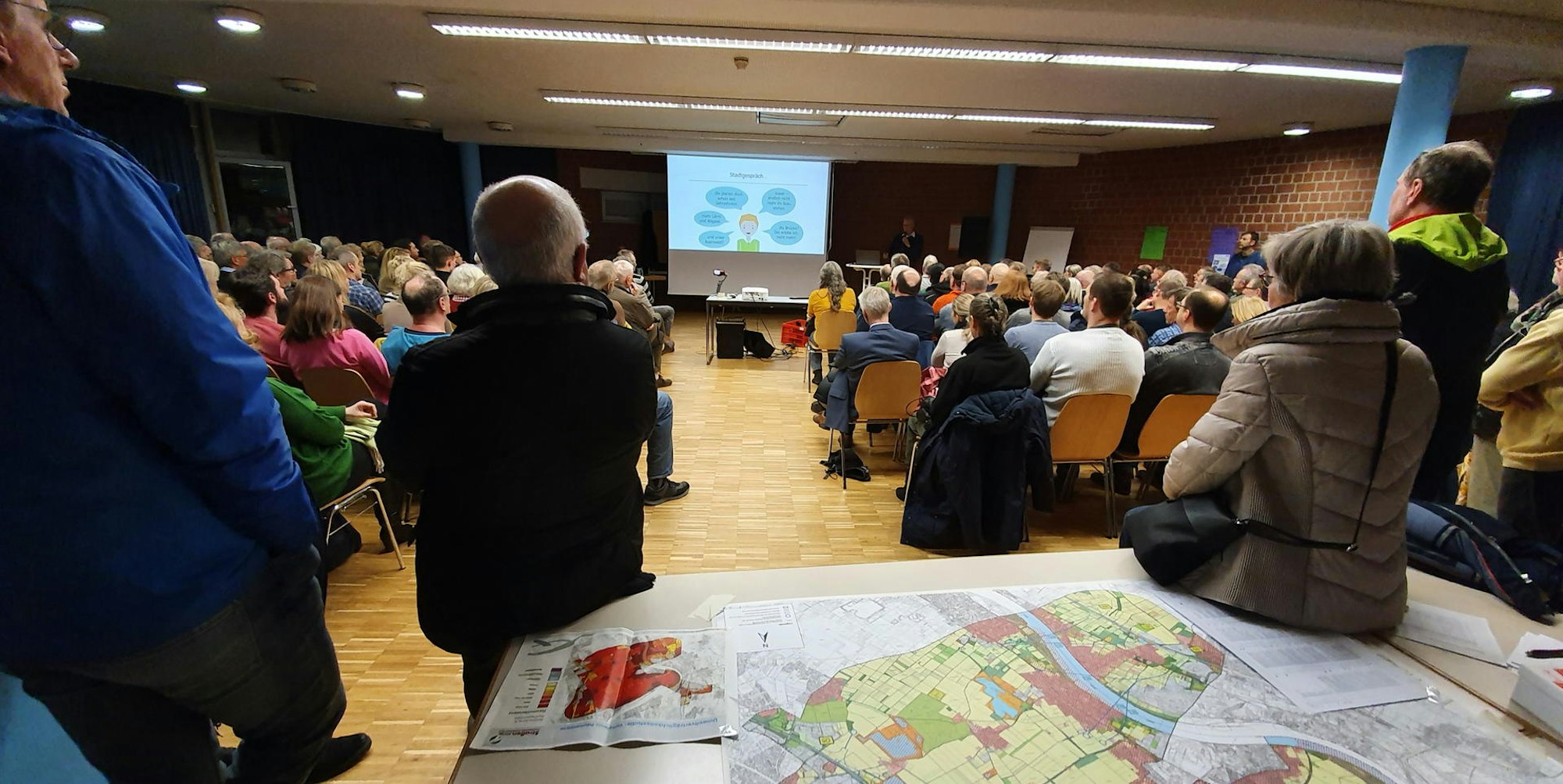 Protest Rheinquerung