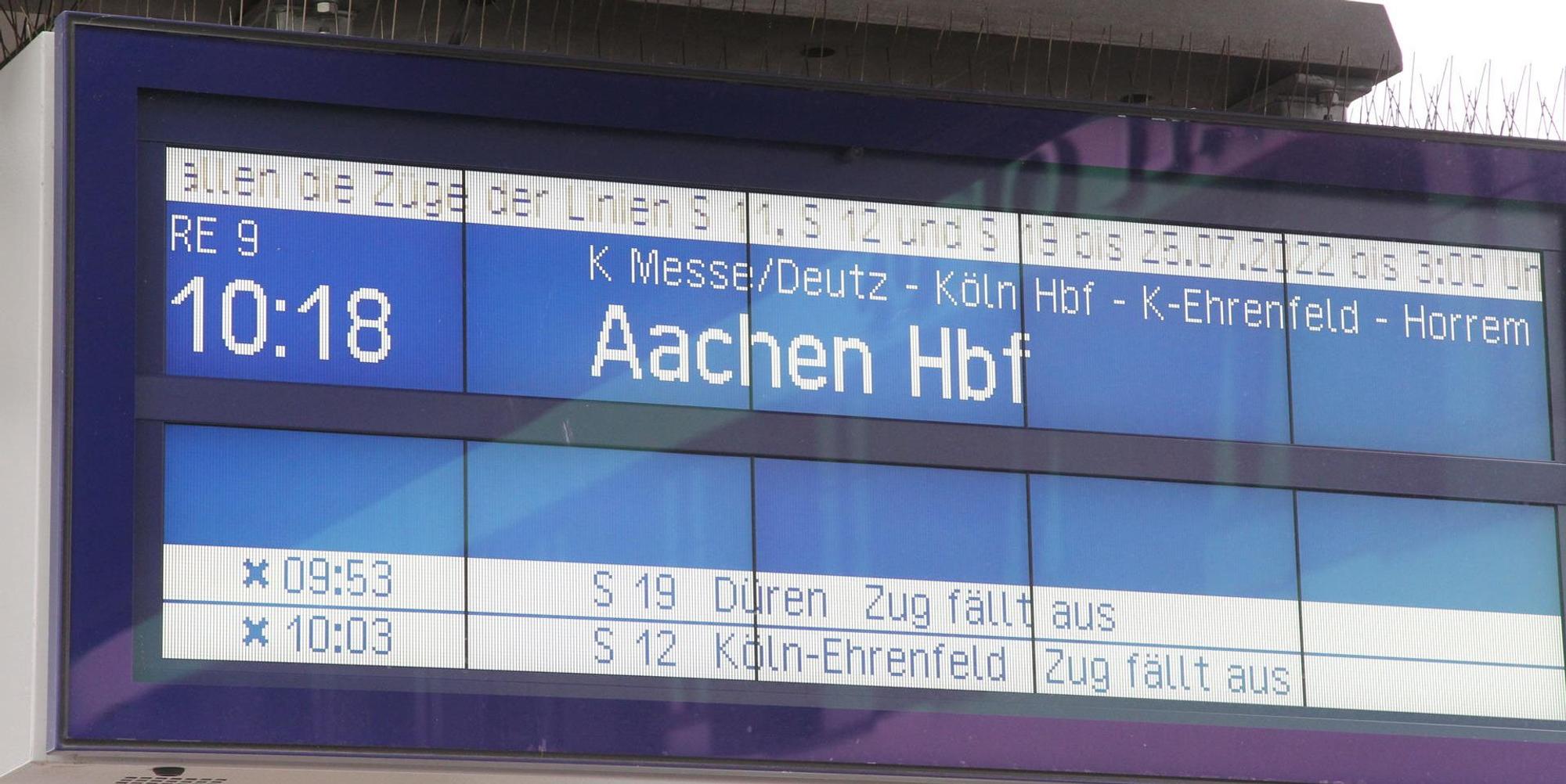 S-Bahn-Chaos BRÖHL 220722