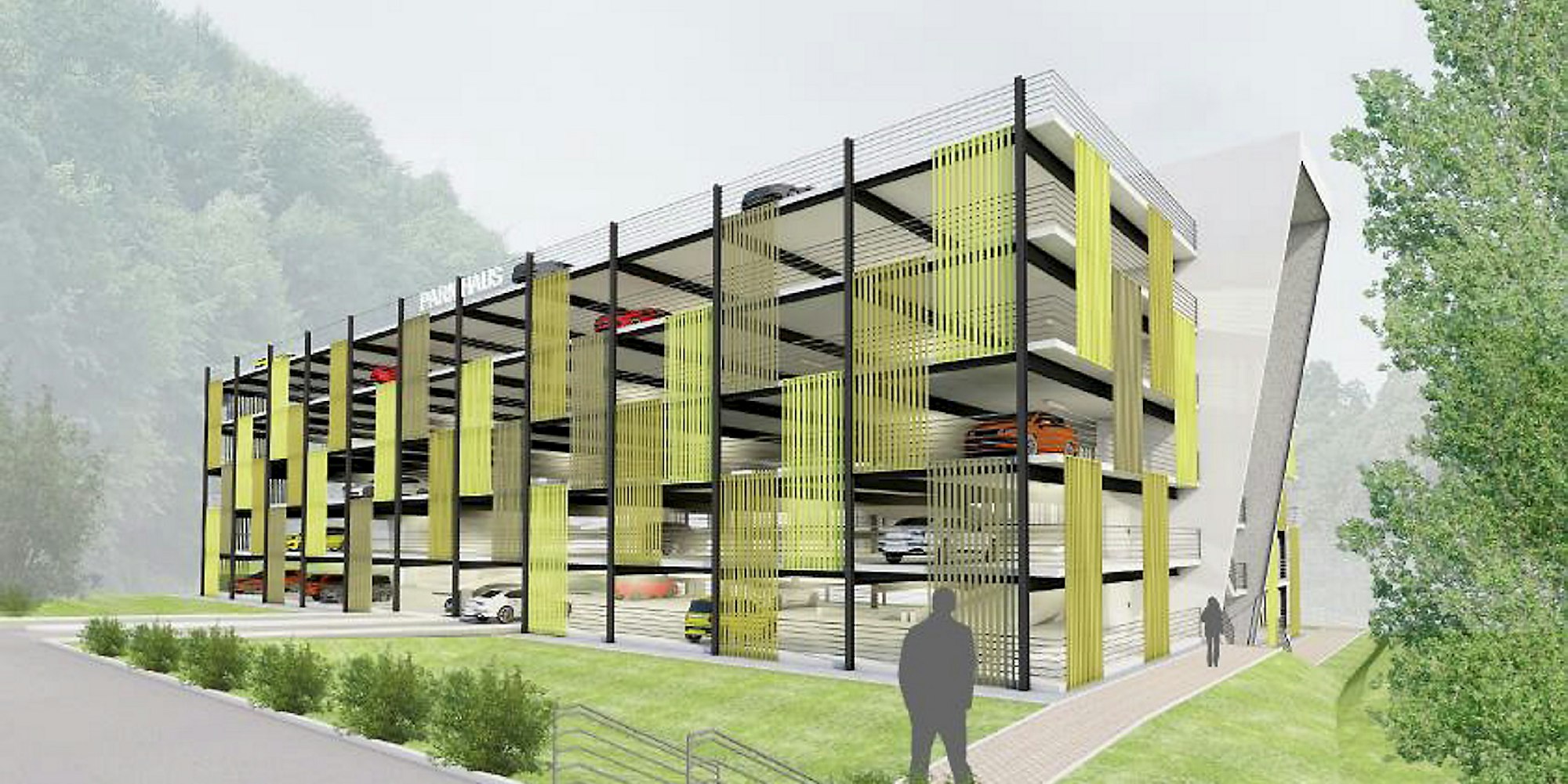 Geplantes Parkdeck Reininghauser Straße Gummersbach