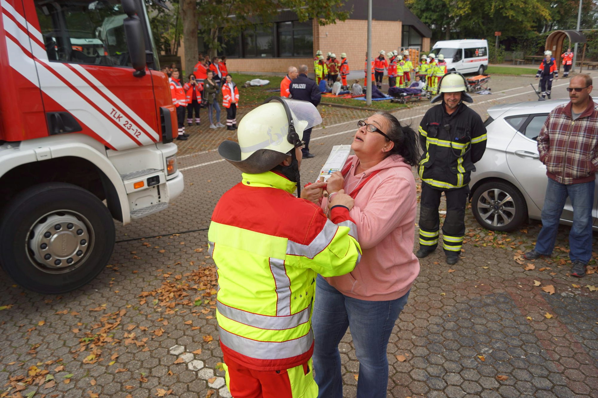 Störer Feuerwehrübung