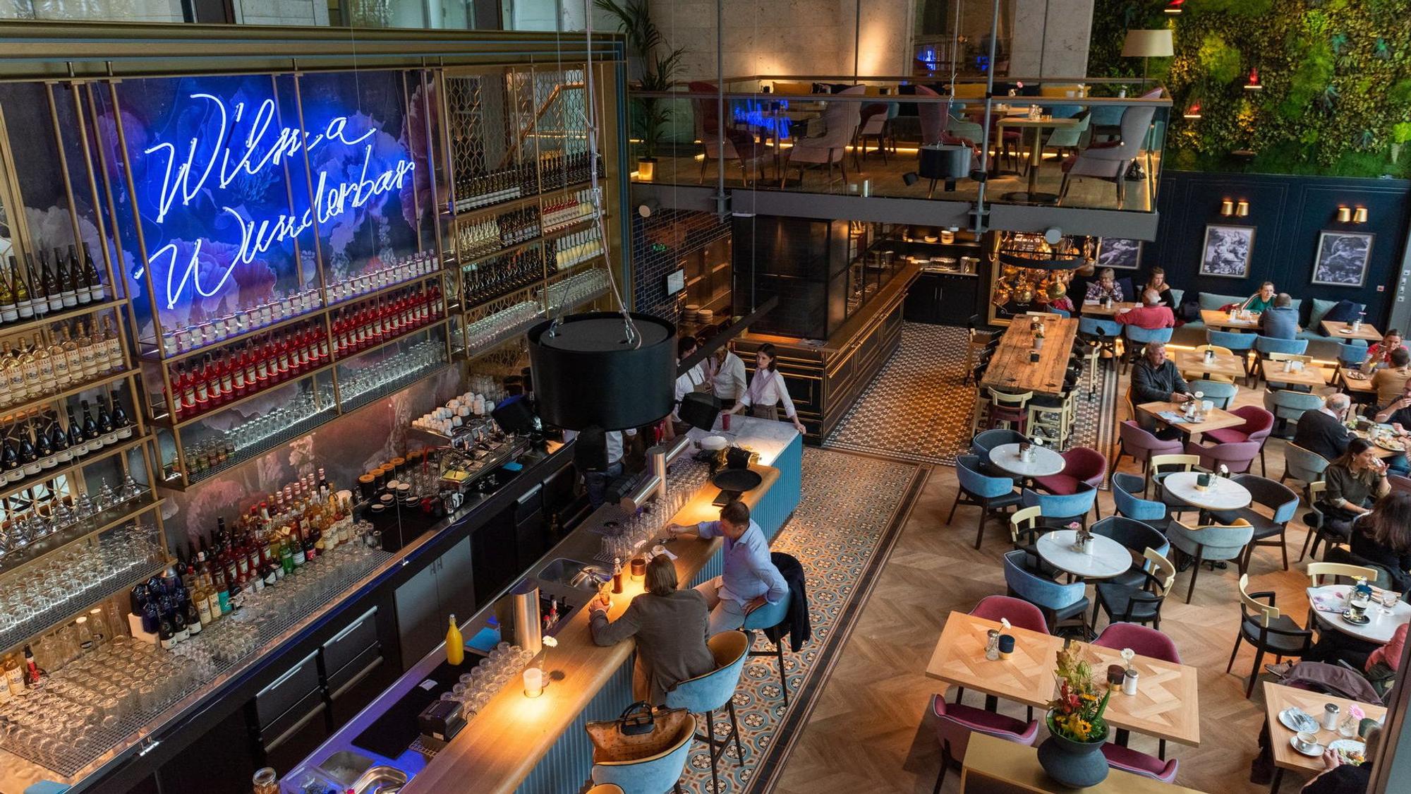 Blick ins Wilma Wunder Restaurant in Köln