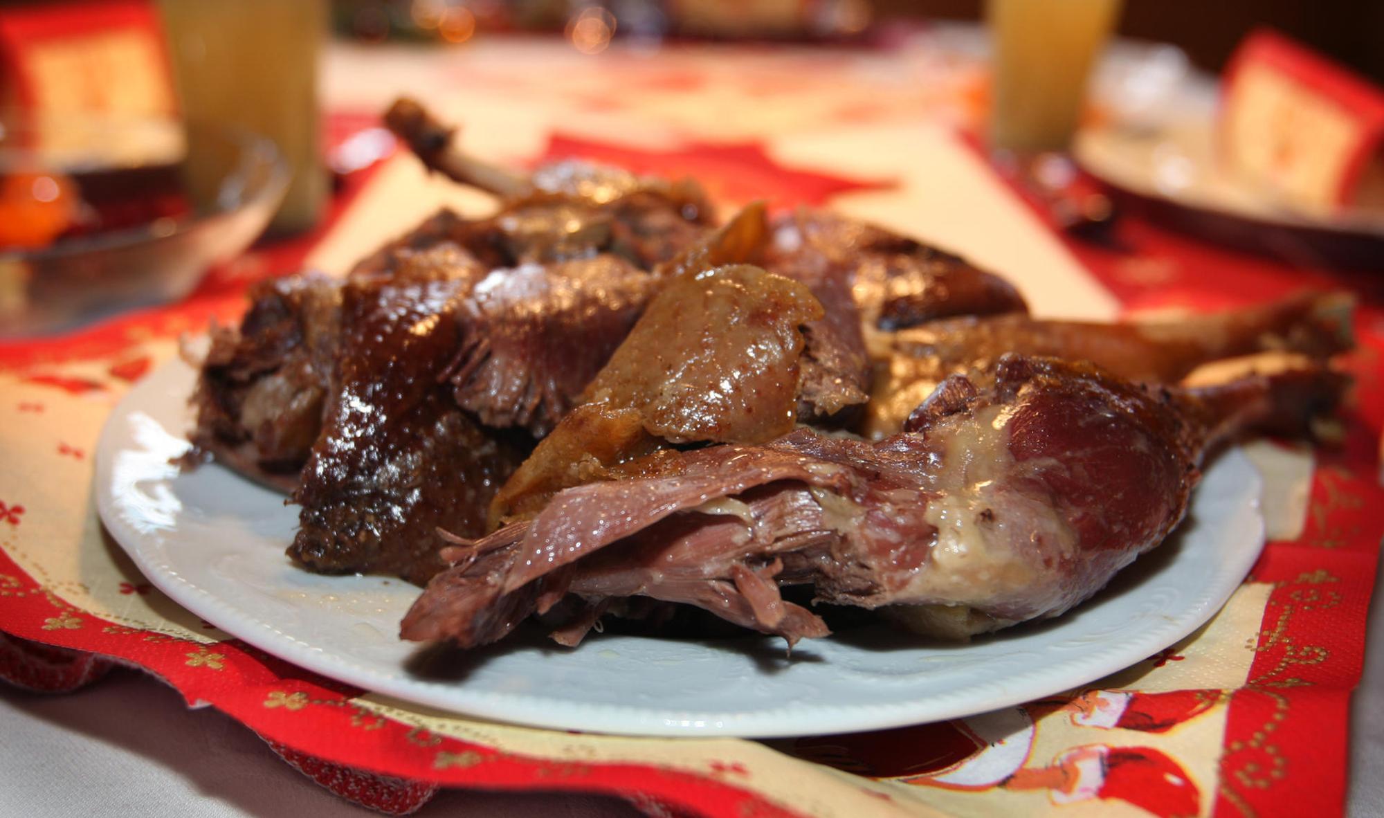 Gänsebraten