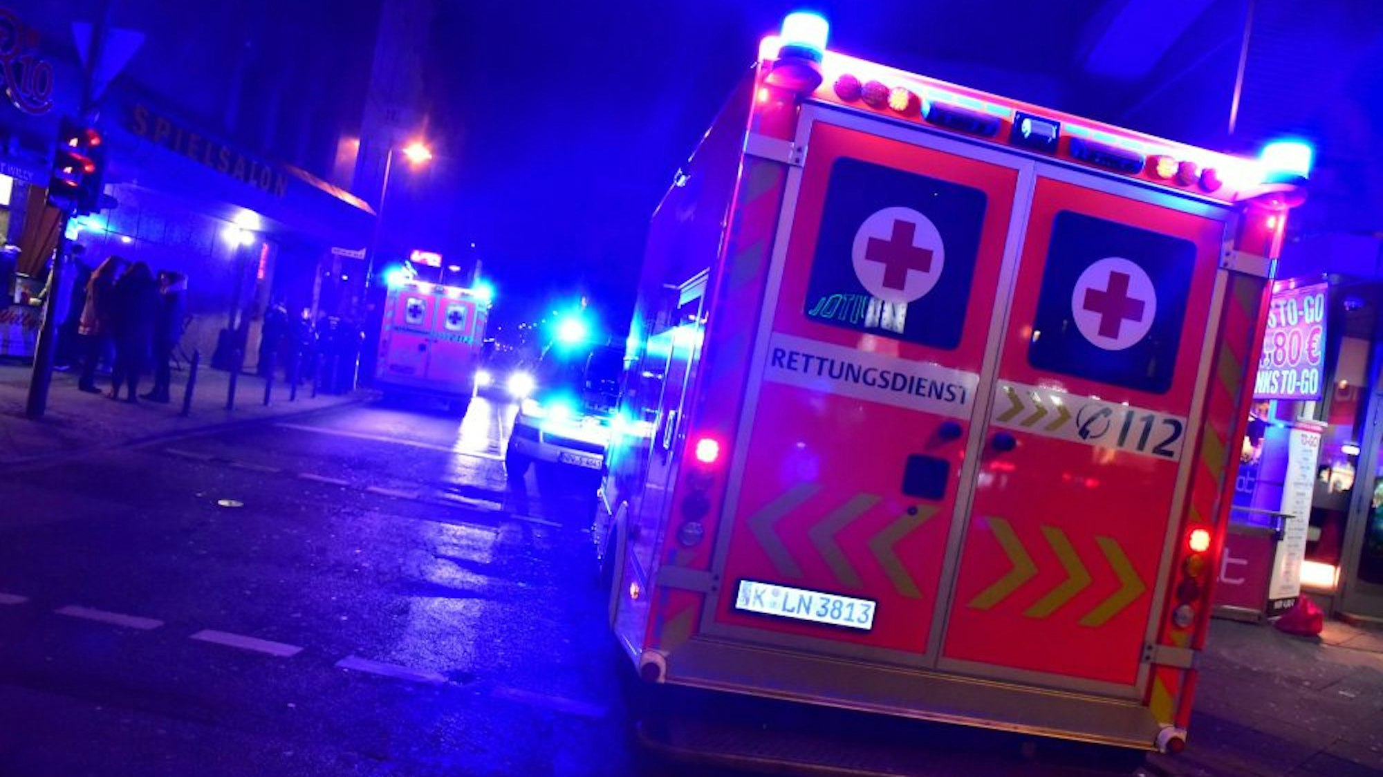 Rettungswagen im Einsatz