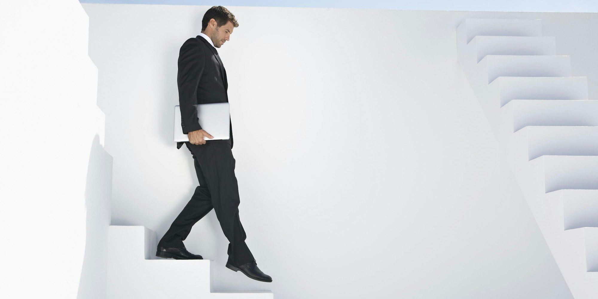 Karrieretreppe Symbolbild