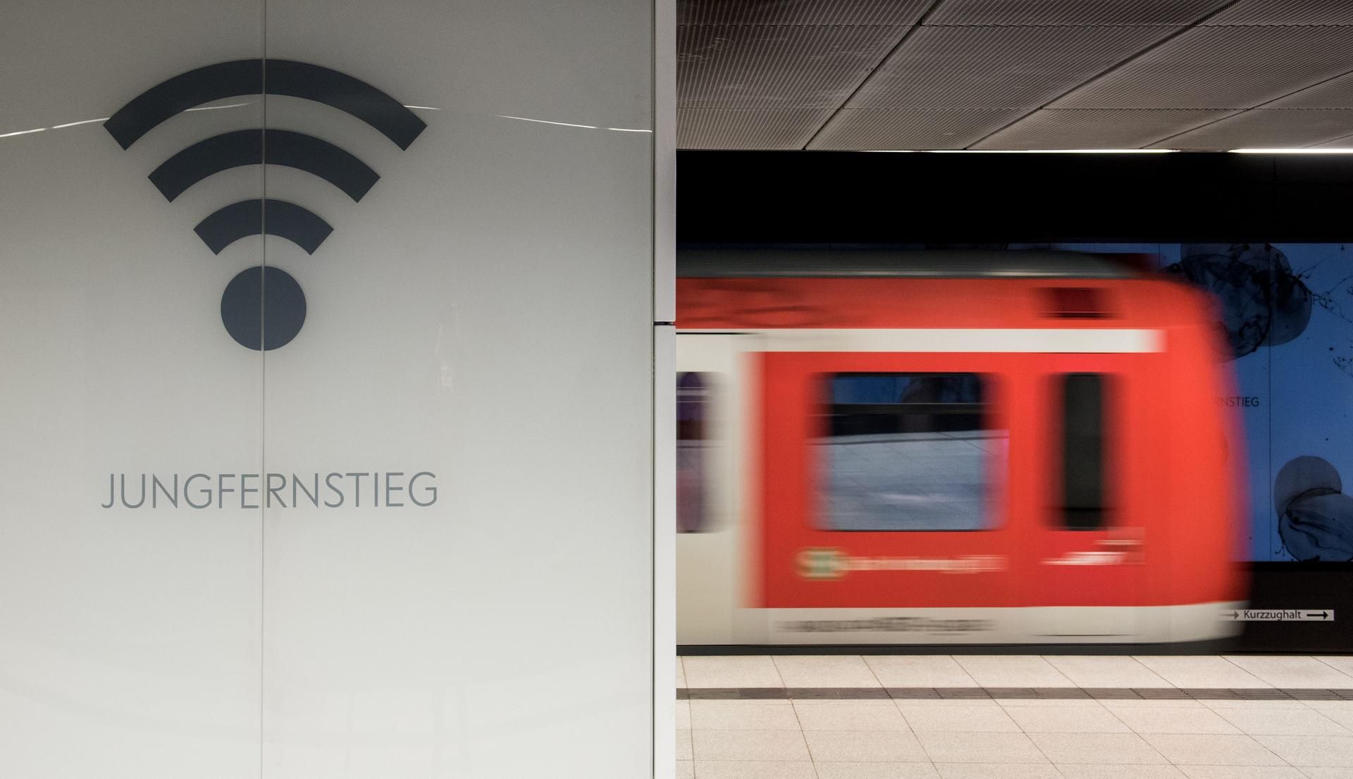 WLAN Bahnhof