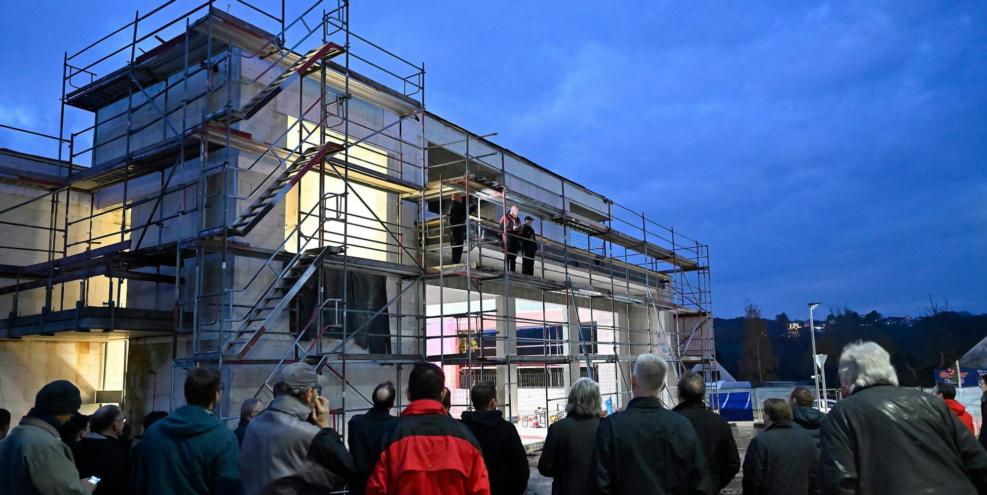Feuerwehrhaus Schildgen Richtfest 1121 Luhr (1)