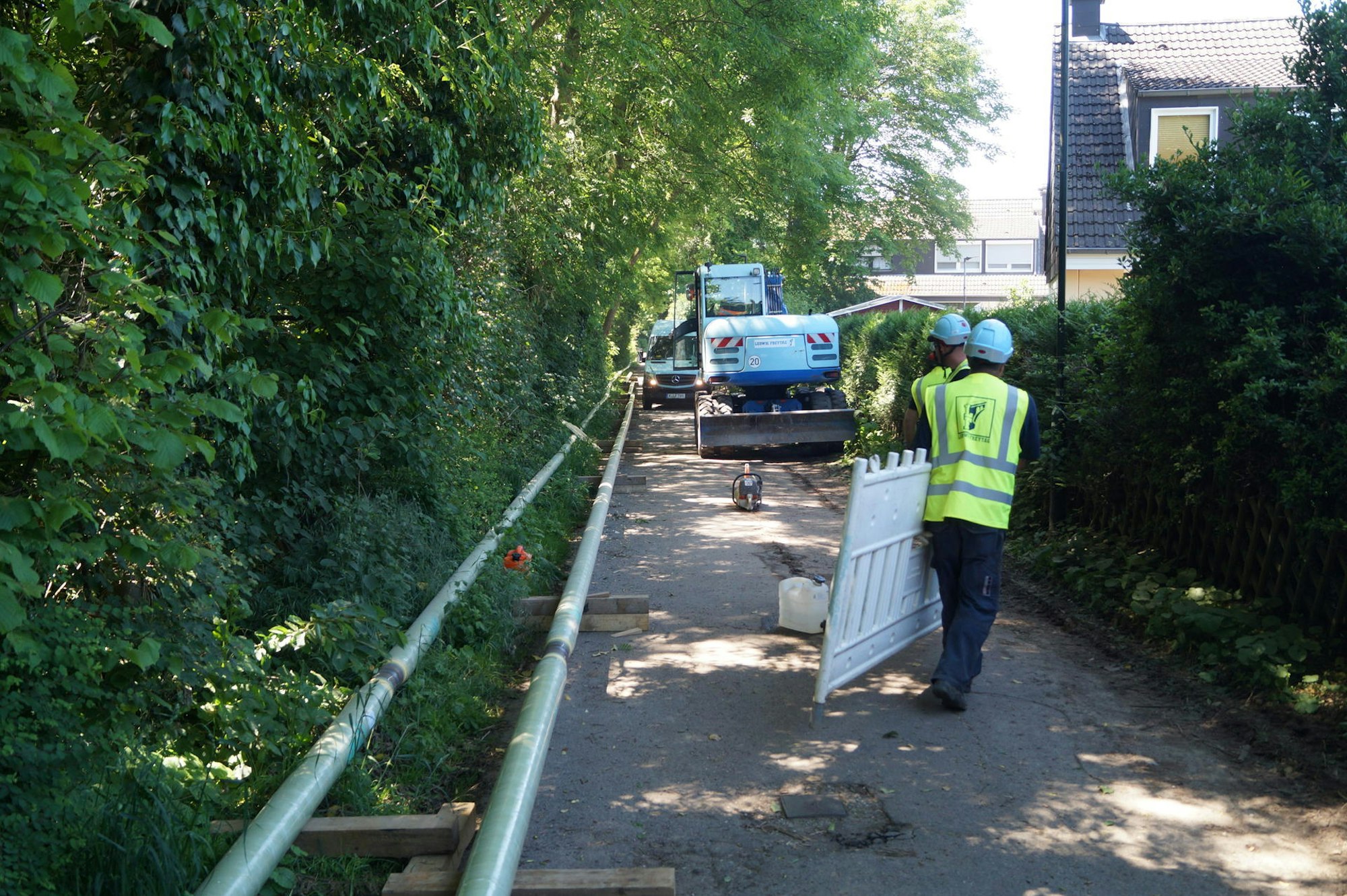 Waldzugang Kerpen Baustelle